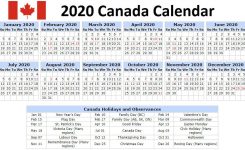 january february 2021 calendar canada sample