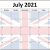 July 2021 Calendar UK