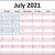 July 2021 Calendar USA