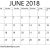 Printable Calendar June