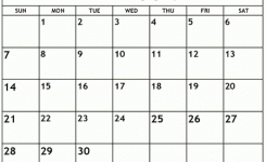June 2020 Calendar Template – Free-Printable-Calendar