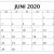 Juni 2020 Kalender
