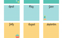 Keep In Touch With Friends With A Birthday Calendar Notice Board