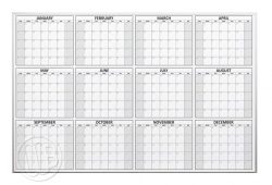 12 Month Dry Erase Calendar