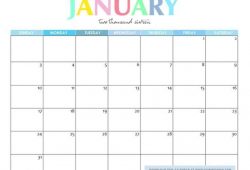 Make Your Own Calendar Free Printable