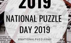 National Puzzle Day 2019 Nationalpuzzleday Celebrating The 10th