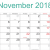 November 2018 Calendar Philippines