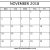 Printable November Calendars