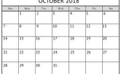 October 2018 Printable Calendars Fresh Calendars