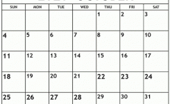 October 2020 Calendar Template – Free-Printable-Calendar