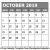 Fresh September October November 2019 Calendar