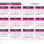 Printable 2019 Yearly Calendar Templates Us Edition Redviolet