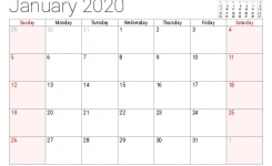 Printable 2020 Calendars Pdf Calendar 12