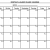 Printable Blank Month Calendar