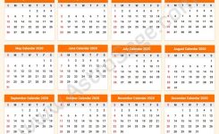 Printable Calendar 2020 With Holidays – Download Free
