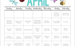 Printable Calendar Activities Printable Activity Calendar For Kids