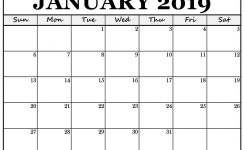 Printable January 2019 Calendar Templates 123calendars