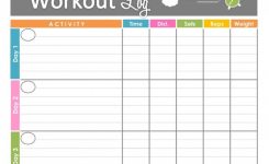 Printable Workout Calendar Kiddo Shelter Calendar Template