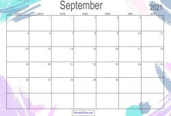 Sep 2021 Calendar Free Printable