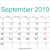 September 2019 Calendar With Holidays