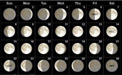 September 2019 Moon Phases Calendar Moon Phase Calendar 2019
