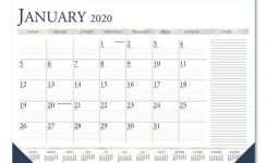 Tiffin Monthly Desk Pad Calendar With Large Notes Section