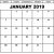 Printable Word Calendars