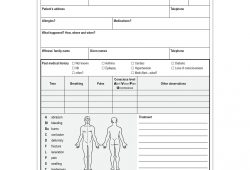 First Aid Report Form Template