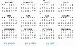 Year 2019 Printable Calendar Templates 123calendars